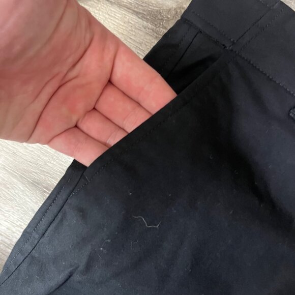 Gap 02 R Slim Crop Mid Rise Chino Denim Jeans Black Women’s Size 2 - Picture 4 of 8